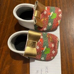 Handmade Genuine Leather Toddler Moccasins